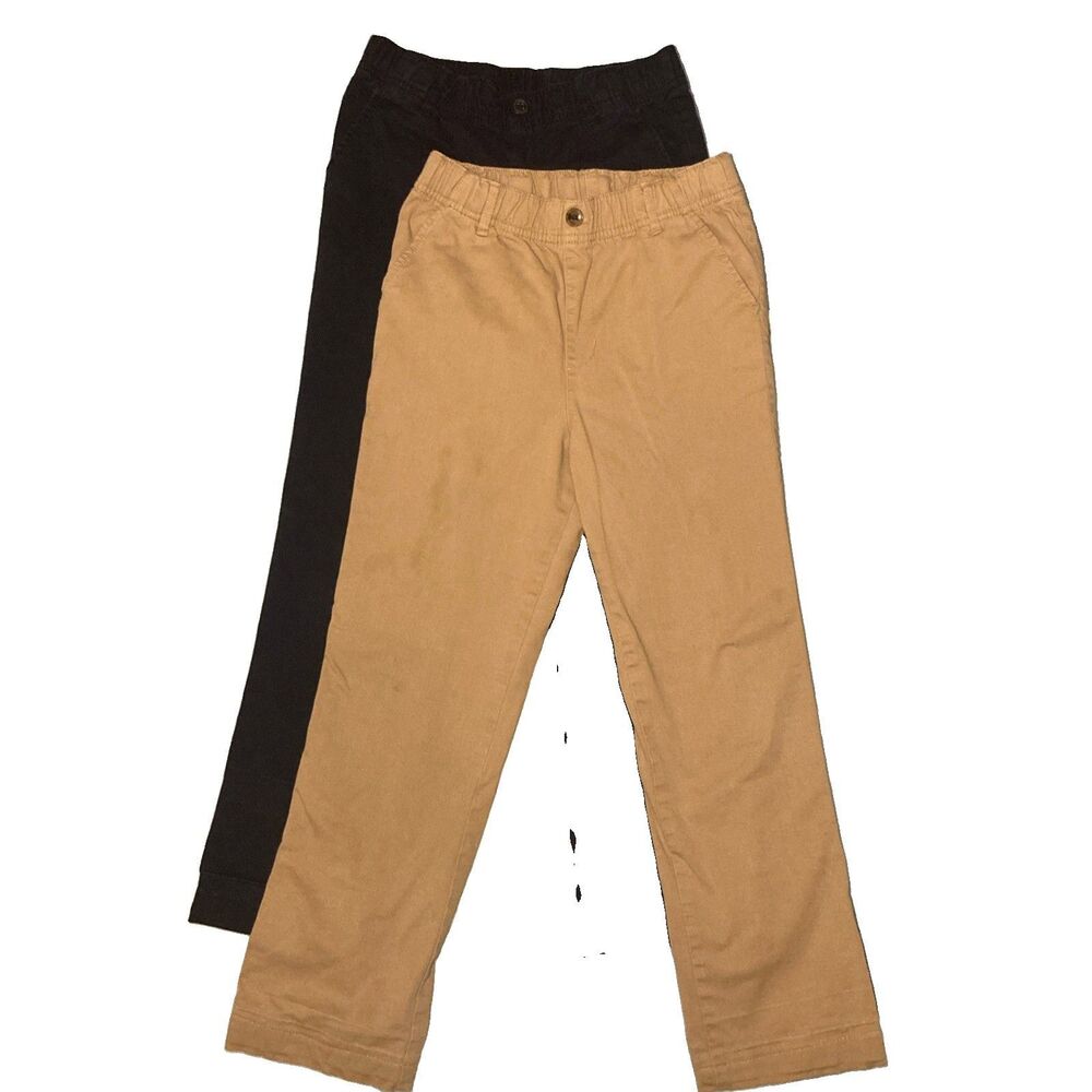 Boys Size 12 Children’s Place Stretch Pull on Chino Pants 2 Pack Bundle EUC